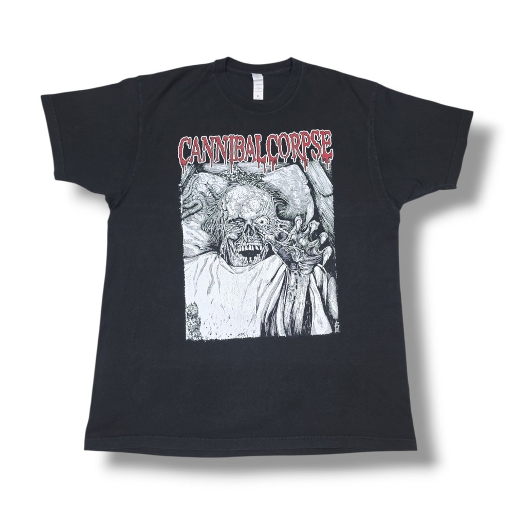 Cannibal Corpse Eaten Back to Life Album Graphic T-Shirt Black Men's XL